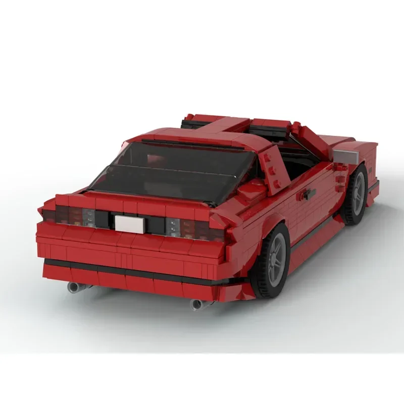 

MOC-186738 Red New Supercar Building Block Model 1384 Building Block Parts MOC Creative Building Blocks Kids Birthday Toy Gift