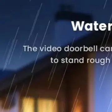 Two Way Audio Bell Smart Video Doorbell High Definition Video Easy Installation Design Advanced Motion Detection
