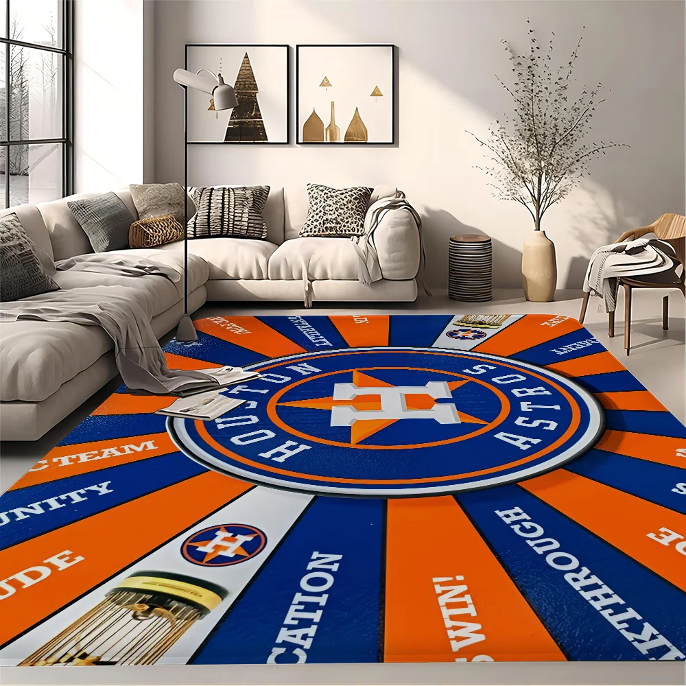 H-HOUSTONS ASTROS Floor Mat INS Style Soft Bedroom Floor House Laundry Room Mat Anti-skid Household Carpets