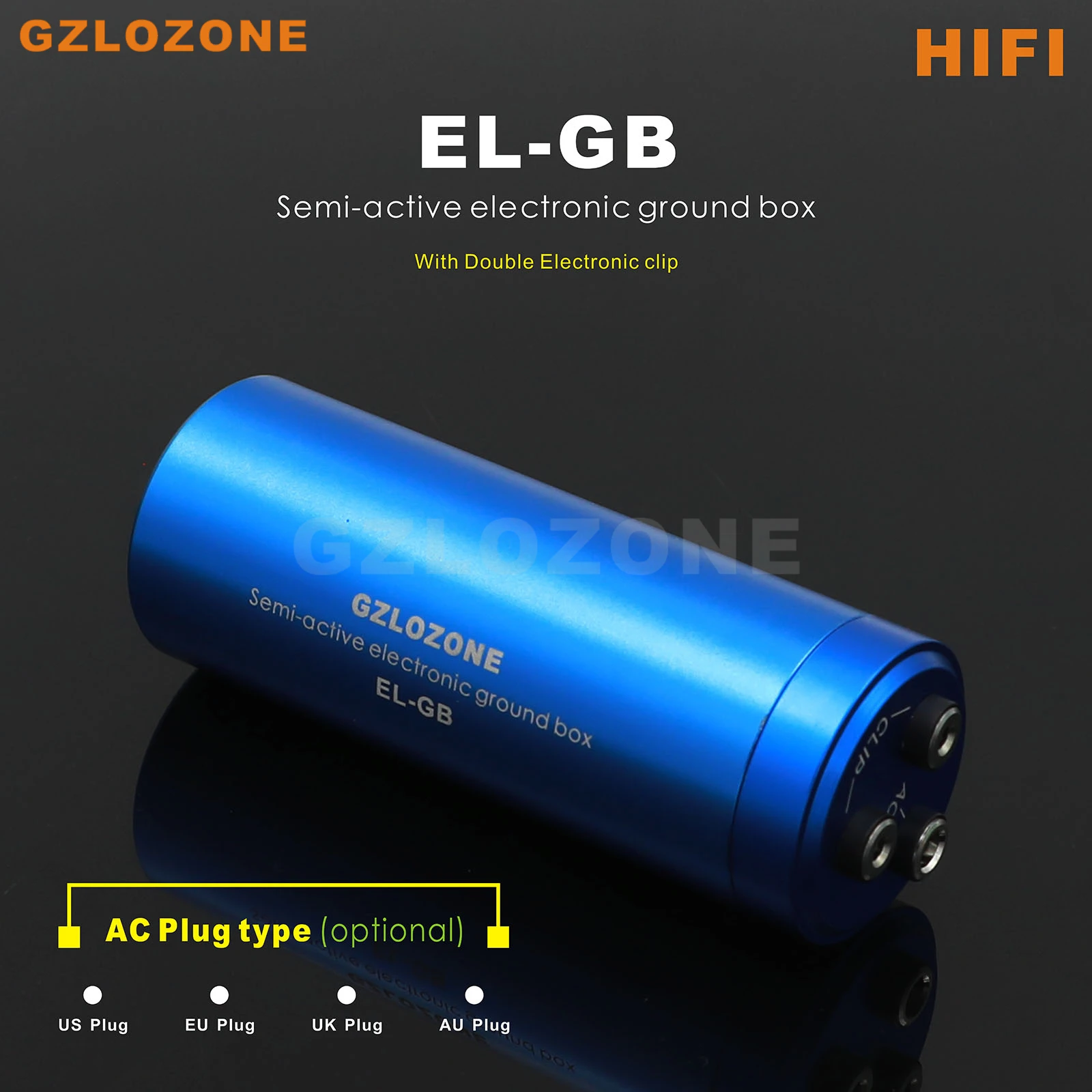 

EL-GB Semi-active electronic ground box (Non-traditional tourmaline ground box) for Amplifier/player With silver plated wire