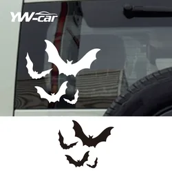 4Pcs Cute Goth Bat Spooky Car Sticker Decal for Windshield Windscreen Bumper Hood 4x4 Offroad Truck Vinyl Decor