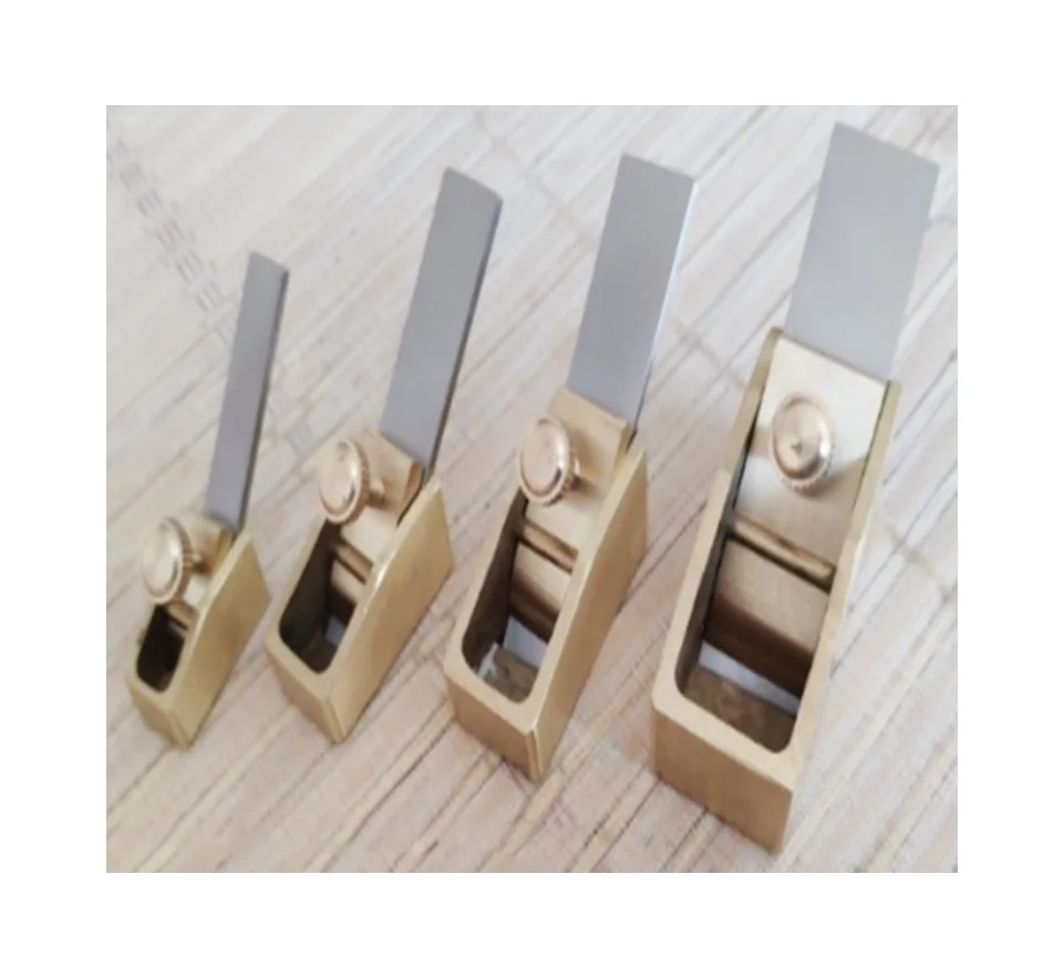 

New 4Pcs Flat Bottom Mini Brass Planes, Violin/Guitar Making Tools Free Shipping