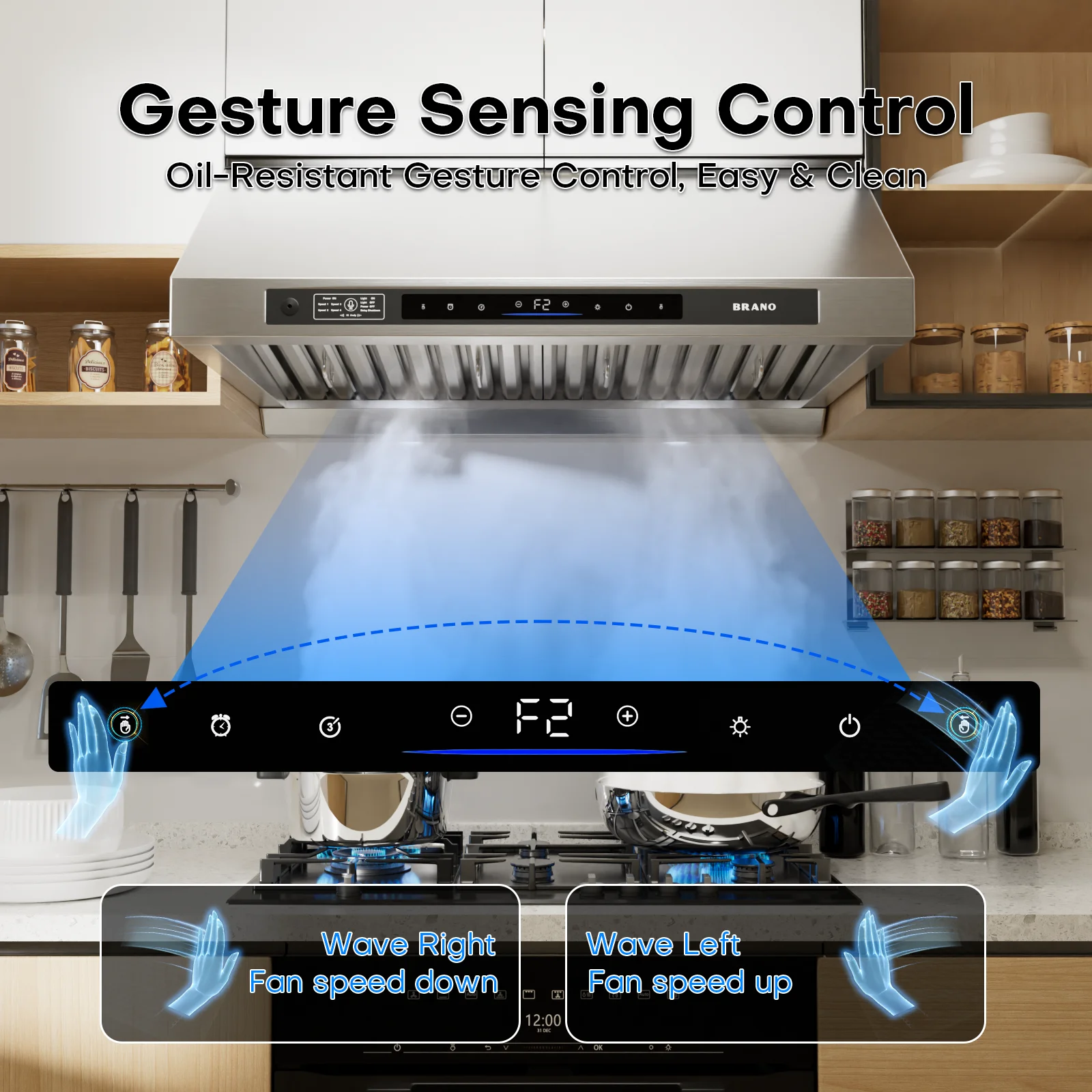 BRANO Penghisap Asap Dapur di - Commercial Kitchen Exhaust Fan ulasan dan harga
