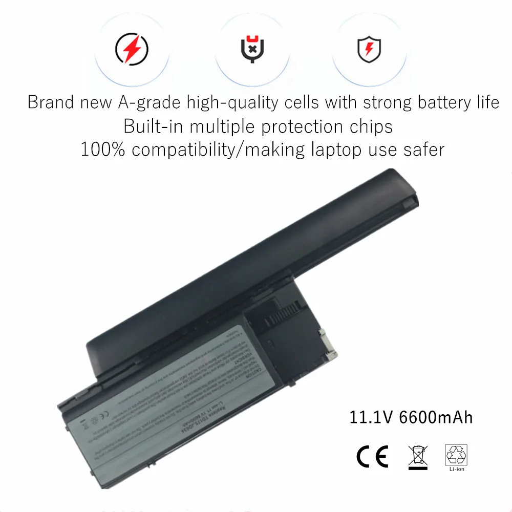 Laptop battery For Dell Latitude D620 KD489 D630 KD491 KD492 KD494 KD495 KP423 NT379 PC764 PC765 PD685 RC126 RD300 RD301 TC030