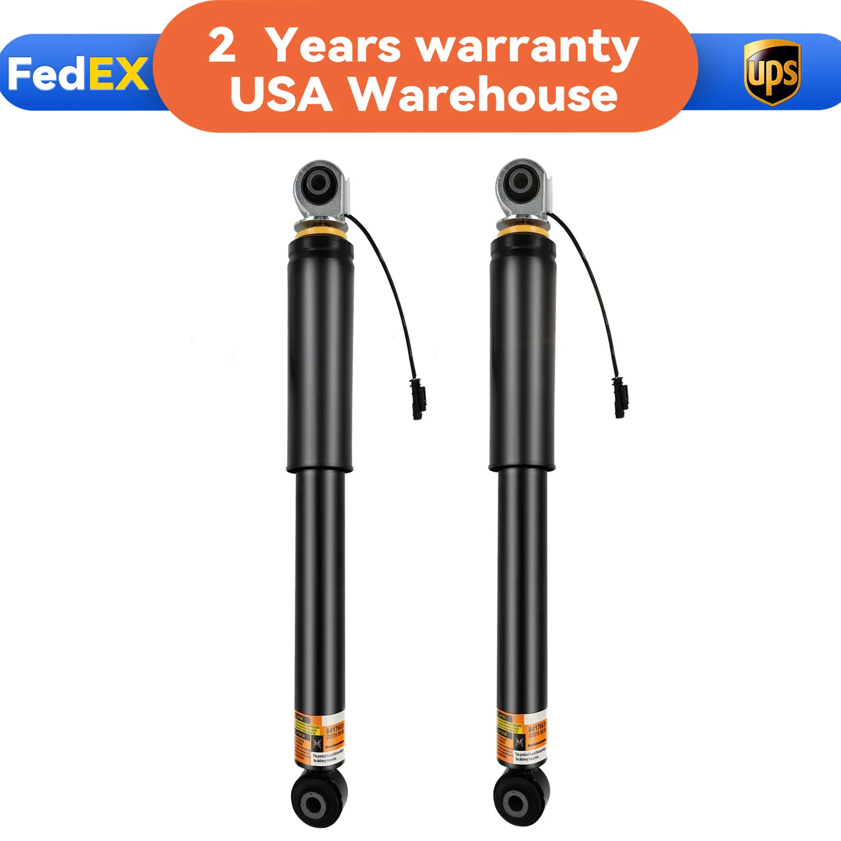 USA Stock 2PCS Rear Magnetic Shock Absorber for GMC Sierra 1500/Chevrolet Silverado 1500 84178213, 22953019, 84072223