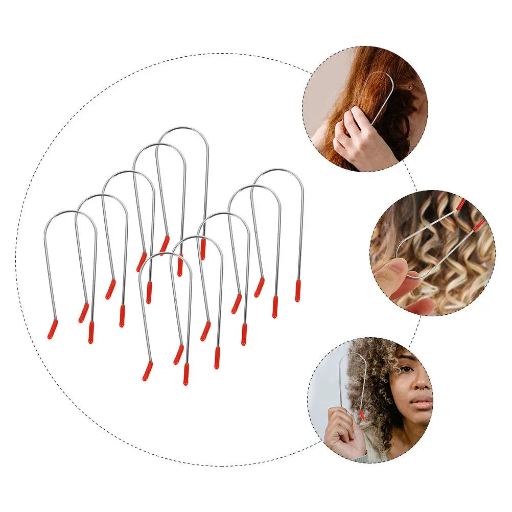 20Pcs Hot Roller Securing Clips Stainless Steel Hair Roller Clamps Reliable Curling Tool for Electric Rollers and Styling