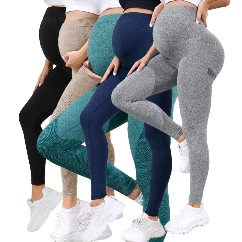 

Women's Maternity Leggings Over The Belly Full Length Pregnancy Yoga Pants Active Wear Workout Leggings Maternity Pants