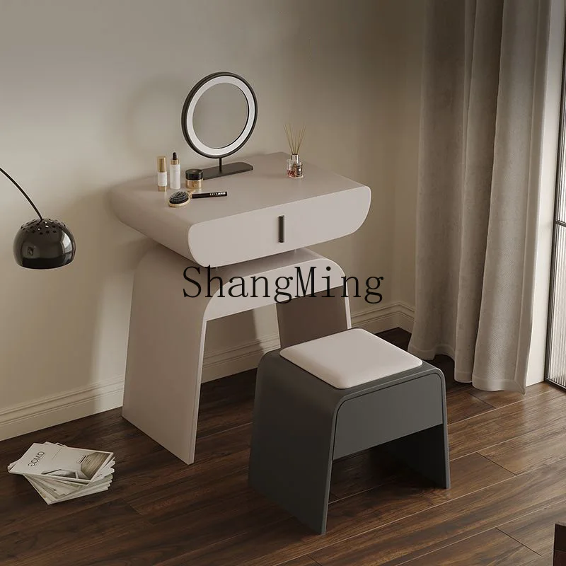 

CL High-end Table with Stool Bedroom Cream Style new makeup table small apartment desk