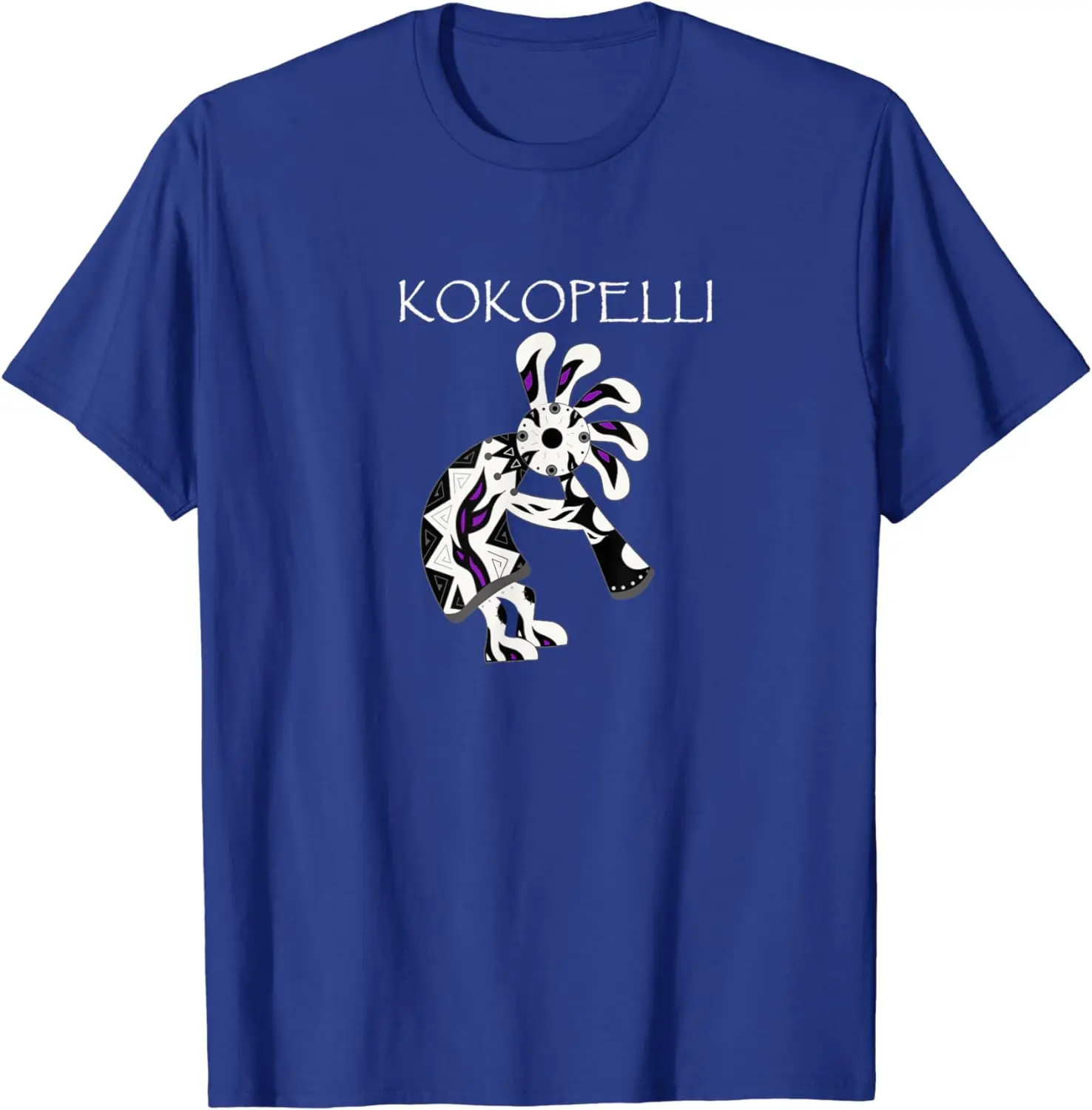 Kokopelli Native Tribe Flute Player Gift T-Shirt 100% Cotton O-Neck Summer Short Sleeve Casual Mens T-shirt Size S-3XL