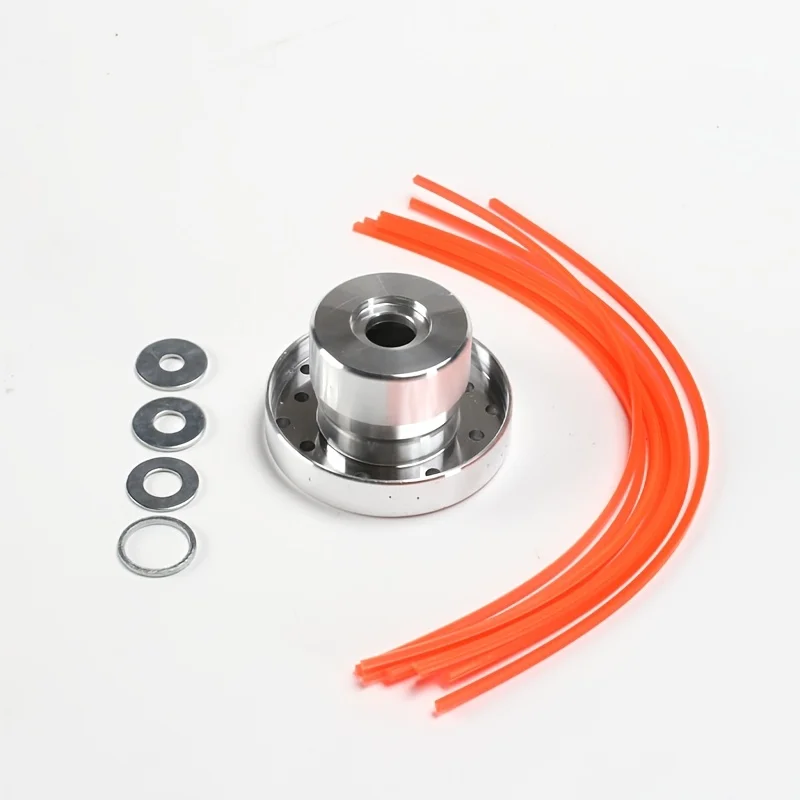 16 Lines Aluminum Trimmer Head Universal High Efficiency Grass Cutter Head Durable Easy Install Lawn Mower Replacement Parts