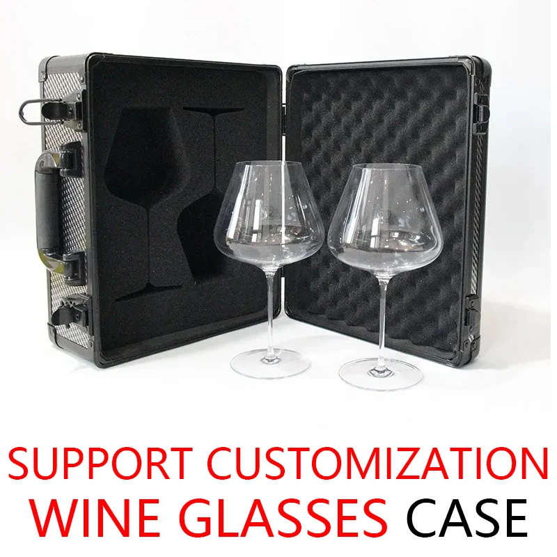 

Wine glass case for travel Can store Zalto Burgundy wine glasses