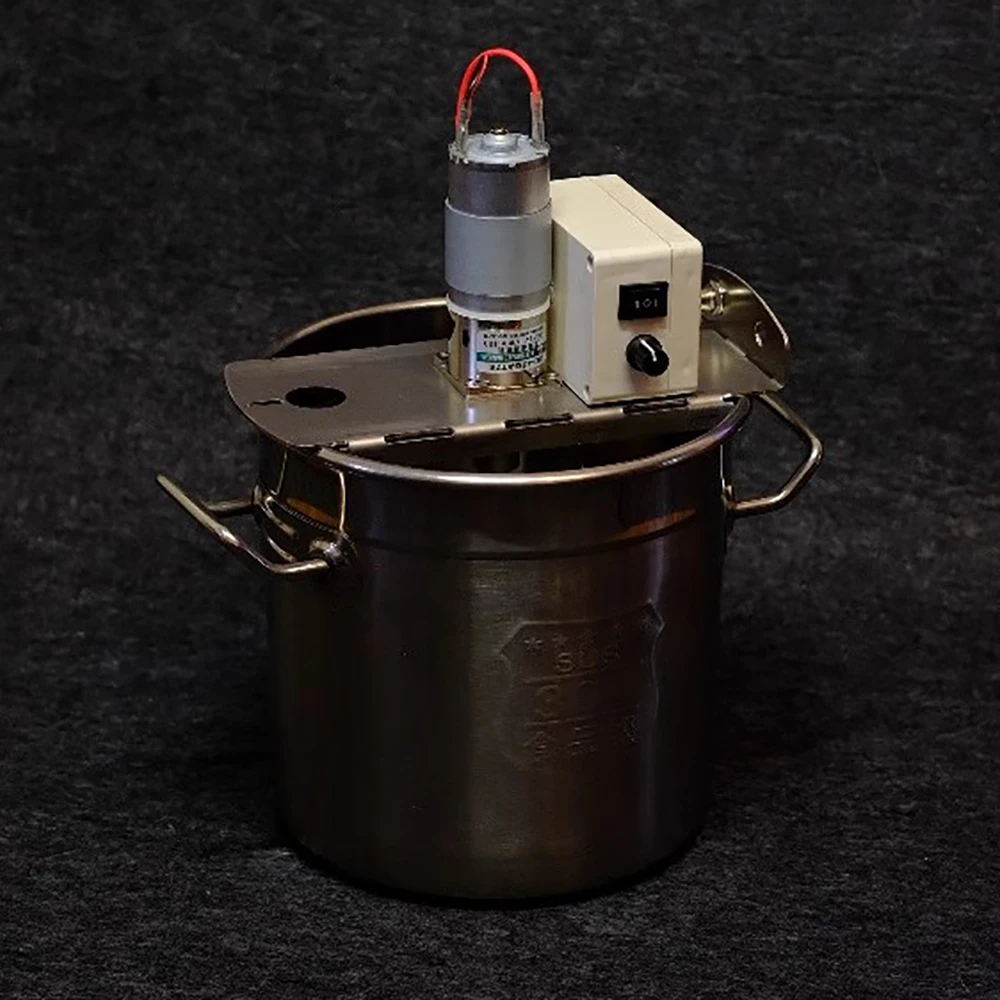 Электрическая смесительная машина DIY, блендер для мыла ручной работы, миксер 0-100 об/мин, регулируемая скорость для ведра 6 л, 20x20 см