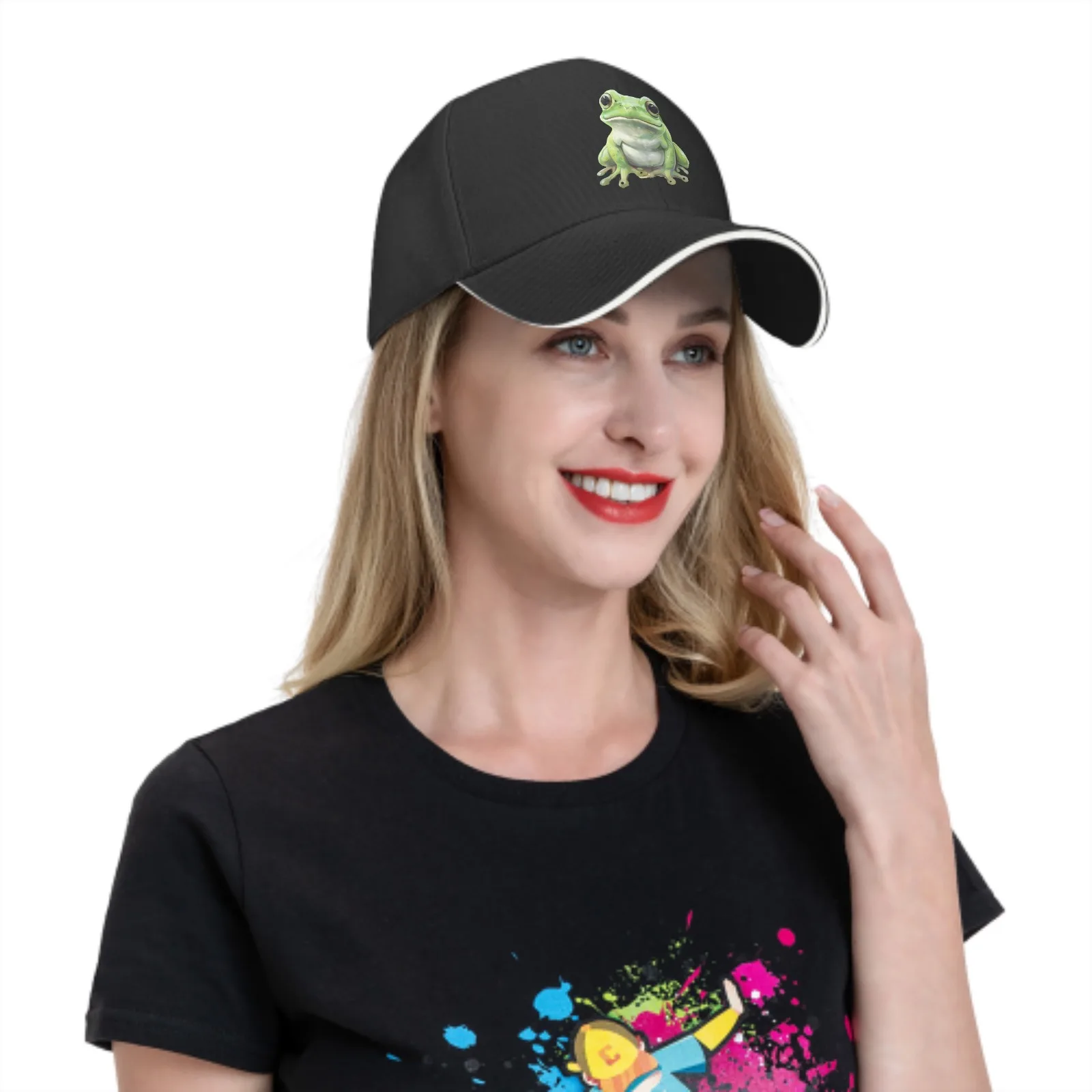 Gorras de béisbol de rana para hombre y mujer, sombreros de camionero casuales ajustables para deportes y actividades al aire libre, moda