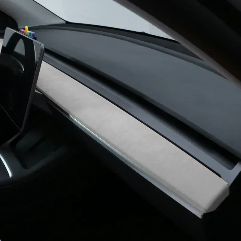 Per la copertura modellata del cruscotto dell\'auto modello Y per Tesla Model 3 Y 2019-2023 accessori per toppe Decorative del pannello degli