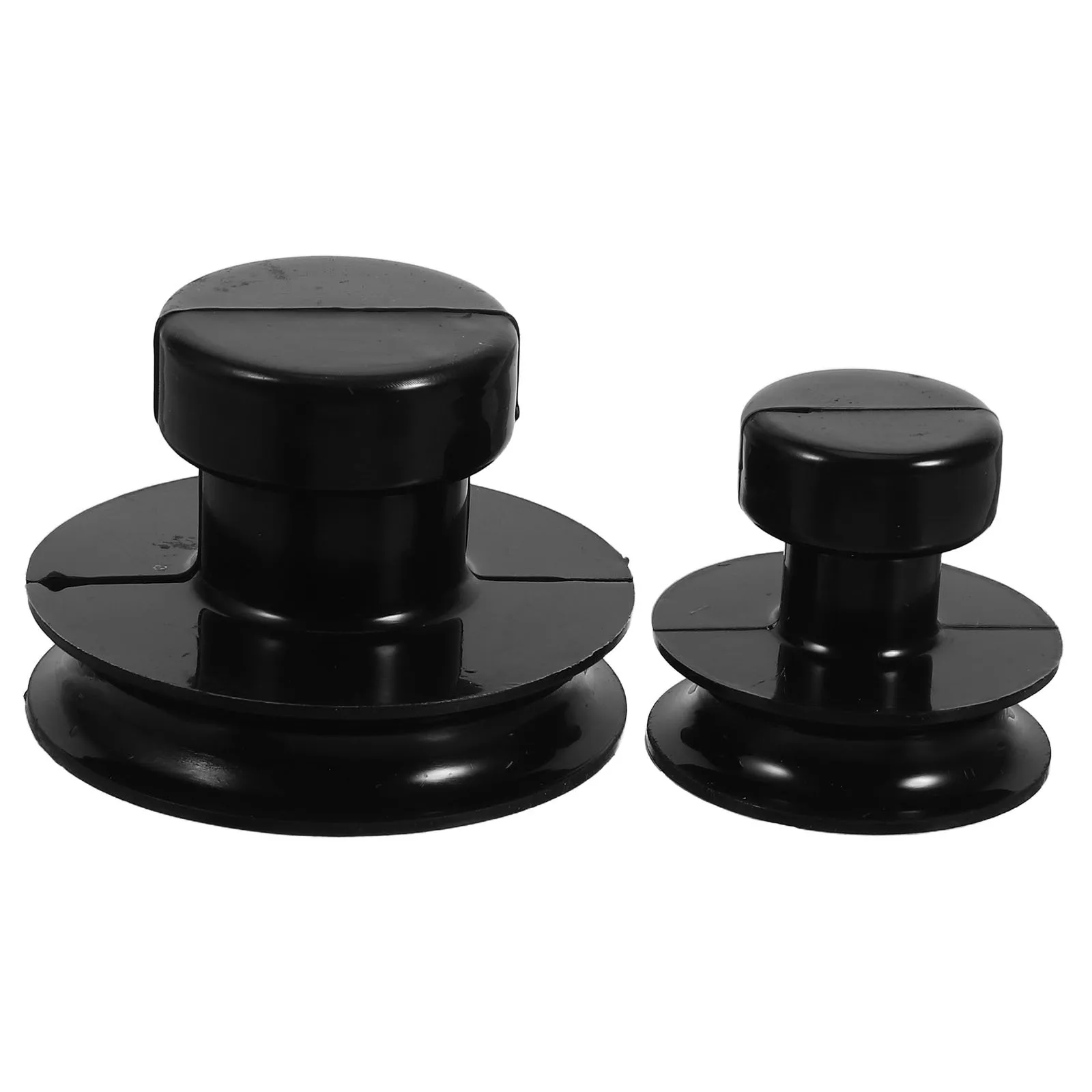 2 قطعة أدوات شفط الغناء مقبض مطاطي لوعاء الصوت رفع الناقل التأمل اكسسوارات السلطانية رافع مقبض