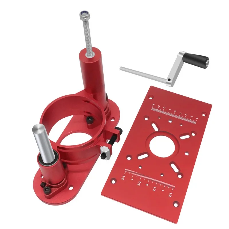 Bakelite milling flip-chip lifting base, flip-chip plate 3rd generation lifting base + M8 aluminum alloy solid flip-chip plate