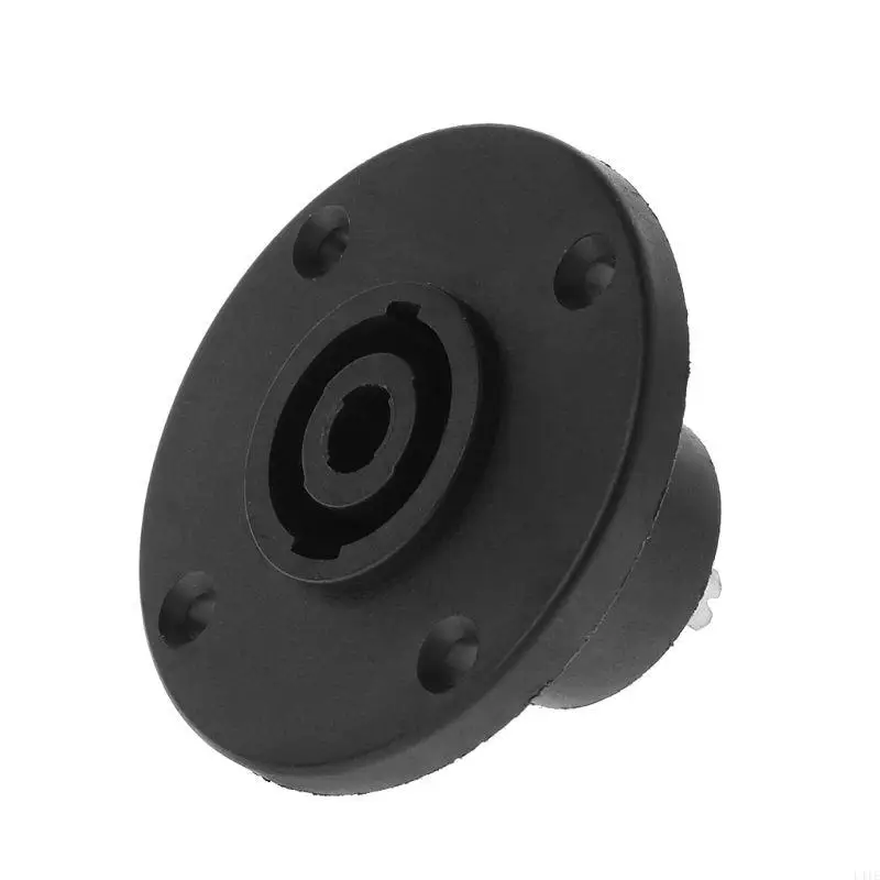 L41E Dependable Socket Connectors Round, Square Base Fast to Assemble 4 Pole Conductor Female Panel Mount