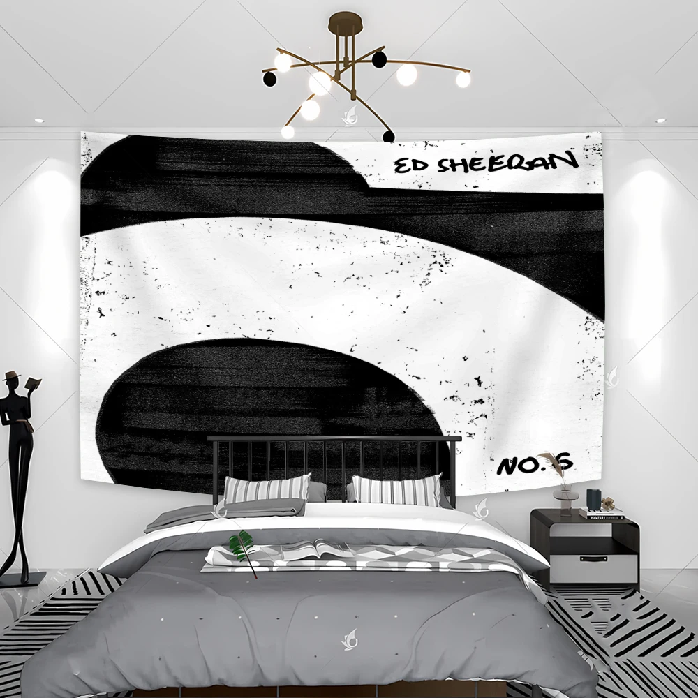 no-6-collaborations-project-Обложка-альбома-Гобелен-ed-sheeran-collaborators-Настенный-подвесной-для-спальни-Декор-гостиной