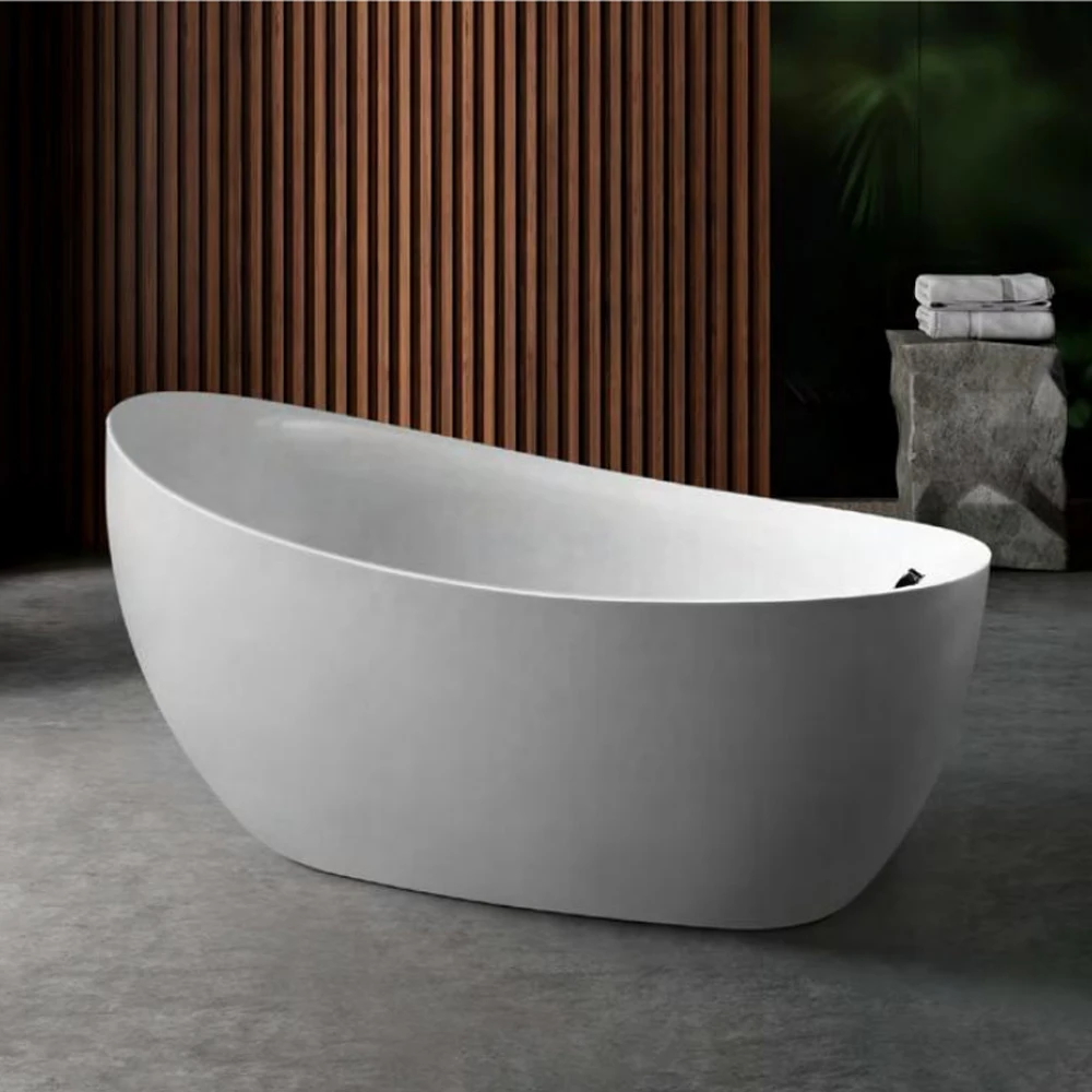 Modern Freestanding Bathtub, Romantic Soaking Bathtub, Scratch-resistant, Easy To Clean, Suitable for Bathrooms Hotel