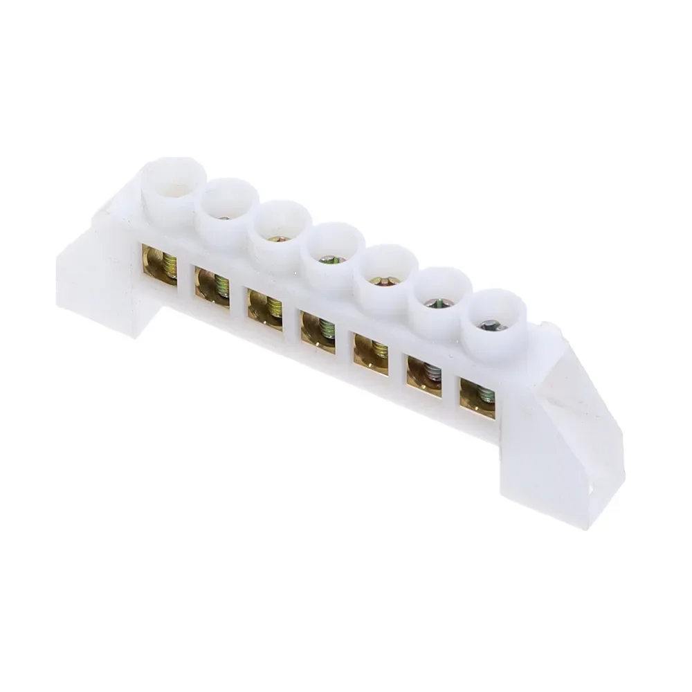 1Pcs Green Blue Screw Brass Din Rail  Terminal Block Earth and Neutral Blocks 4Pin 6Pin 8Pin 10PIN 12PIN