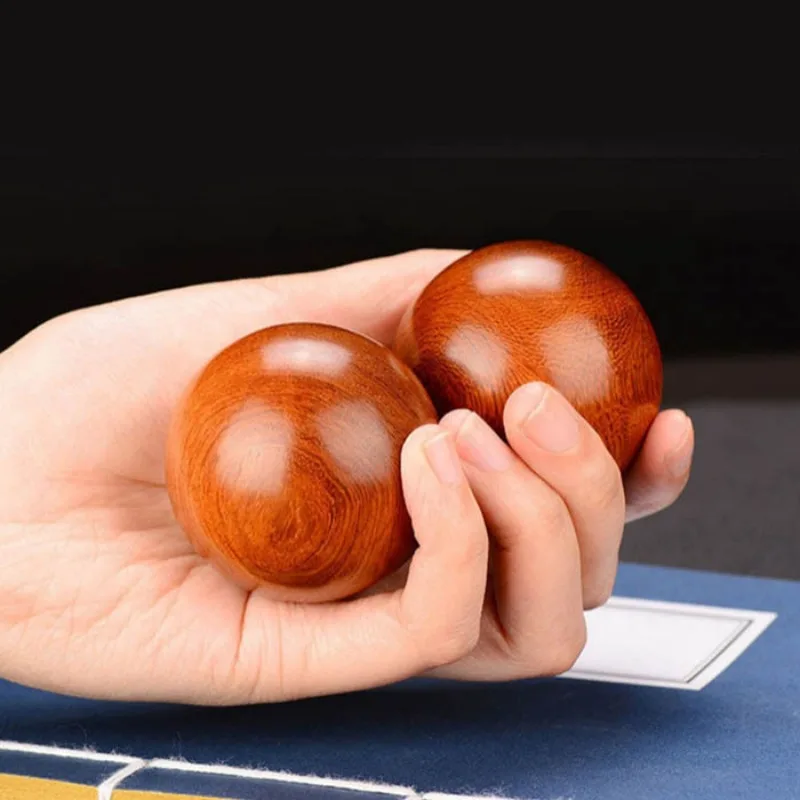 2pcs Massage Relax Muscle Durian Thorn Wood Health Ball Hand Fitness Stimulating Acupoints Foot Body Massage Healthcare Ball
