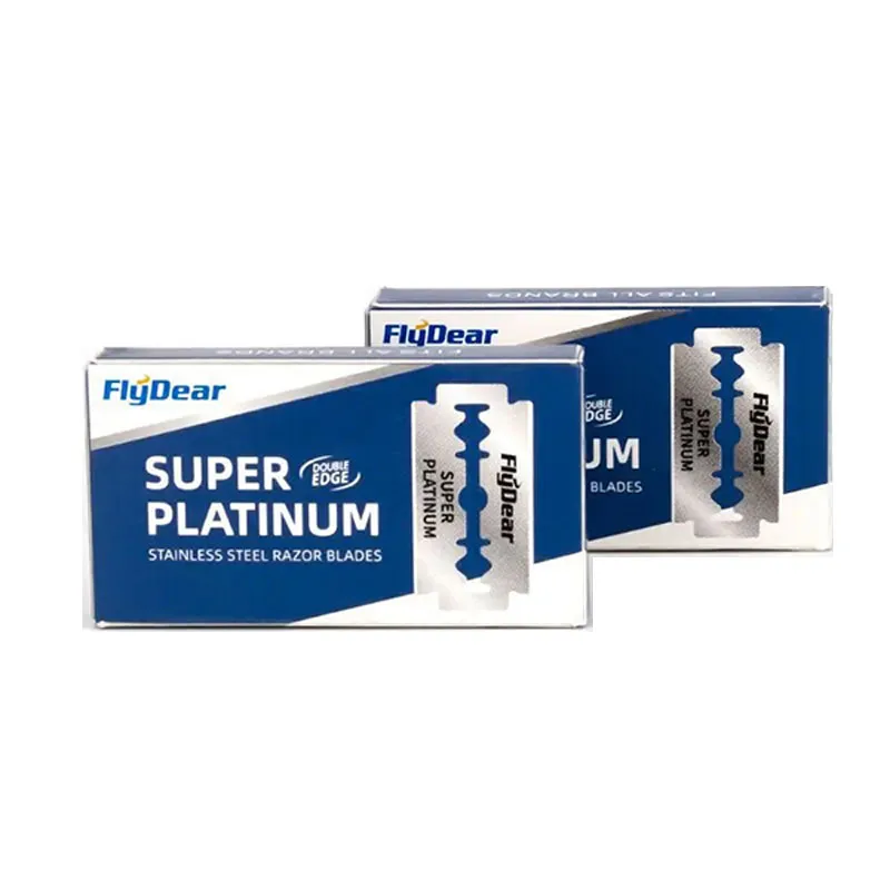 30/120/180 قطعة مزدوجة حافة شفرات حلاقة الرجال الحلاقة للحلاقة الرجال شفرة المهنية الحلاق الحلاقة أداة تهذيب اللحية