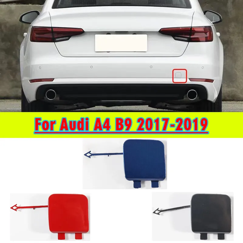 

Rear Bumper Tow Hook Hole Eye Cover Cap For Audi A4 B9 2017-2019 New