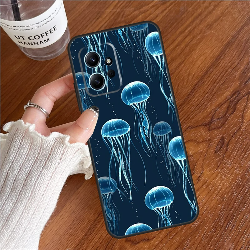 Capa Jellyfish Funda para Xiaomi, Magic, Redmi Note 12, 11, 10, 8, 9 Pro, 10S, 11S, 12S, 9, 10, A, 9C, 10C, 12C