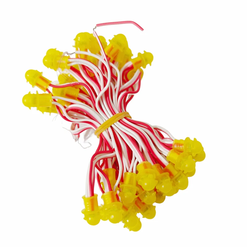 20 سلاسل 50 قطعة لكل سلسلة 9 مللي متر DC12V LED بكسل وحدات Led سلسلة أضواء الإعلان رسالة عرض مصباح الإضاءة لون واحد #4