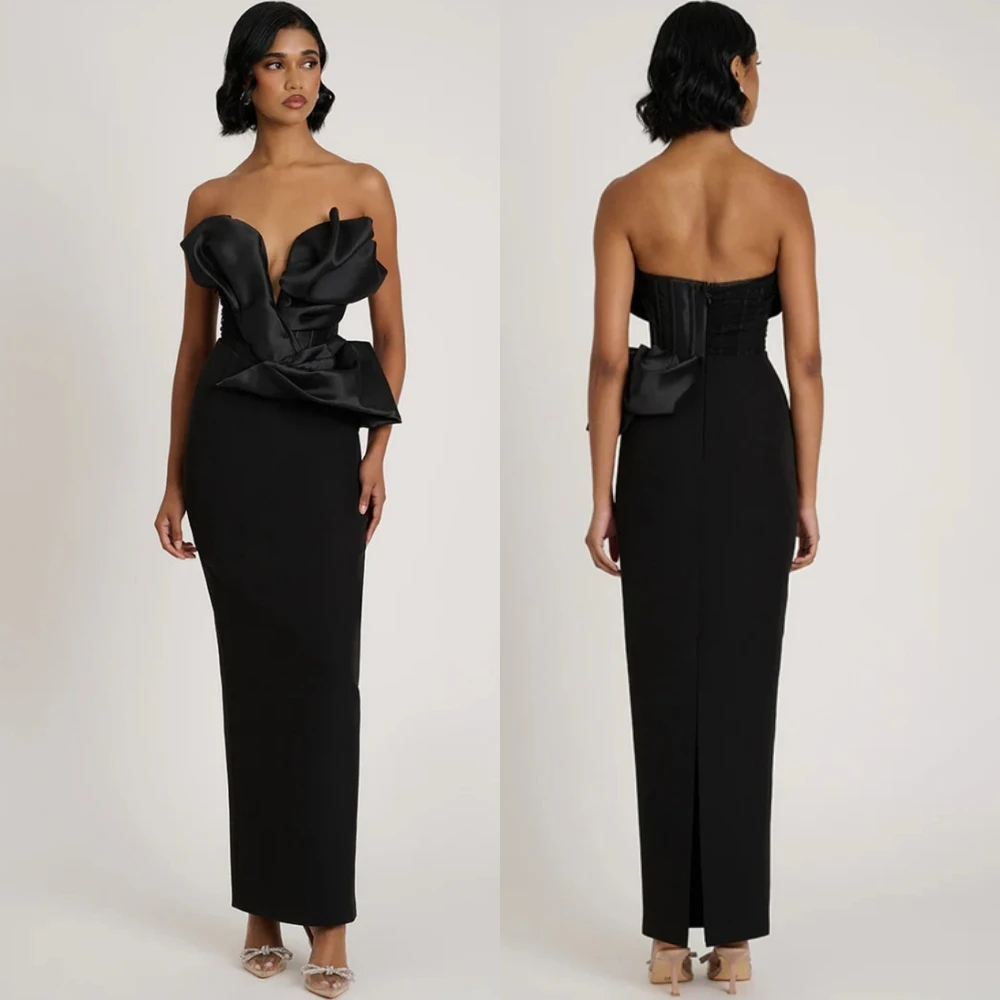 

Customized Exquisite Satin Sweetheart Evening Dress Delicate Sweep Train Prom Dresses Luxury Mermaid Special Occasion Gowns