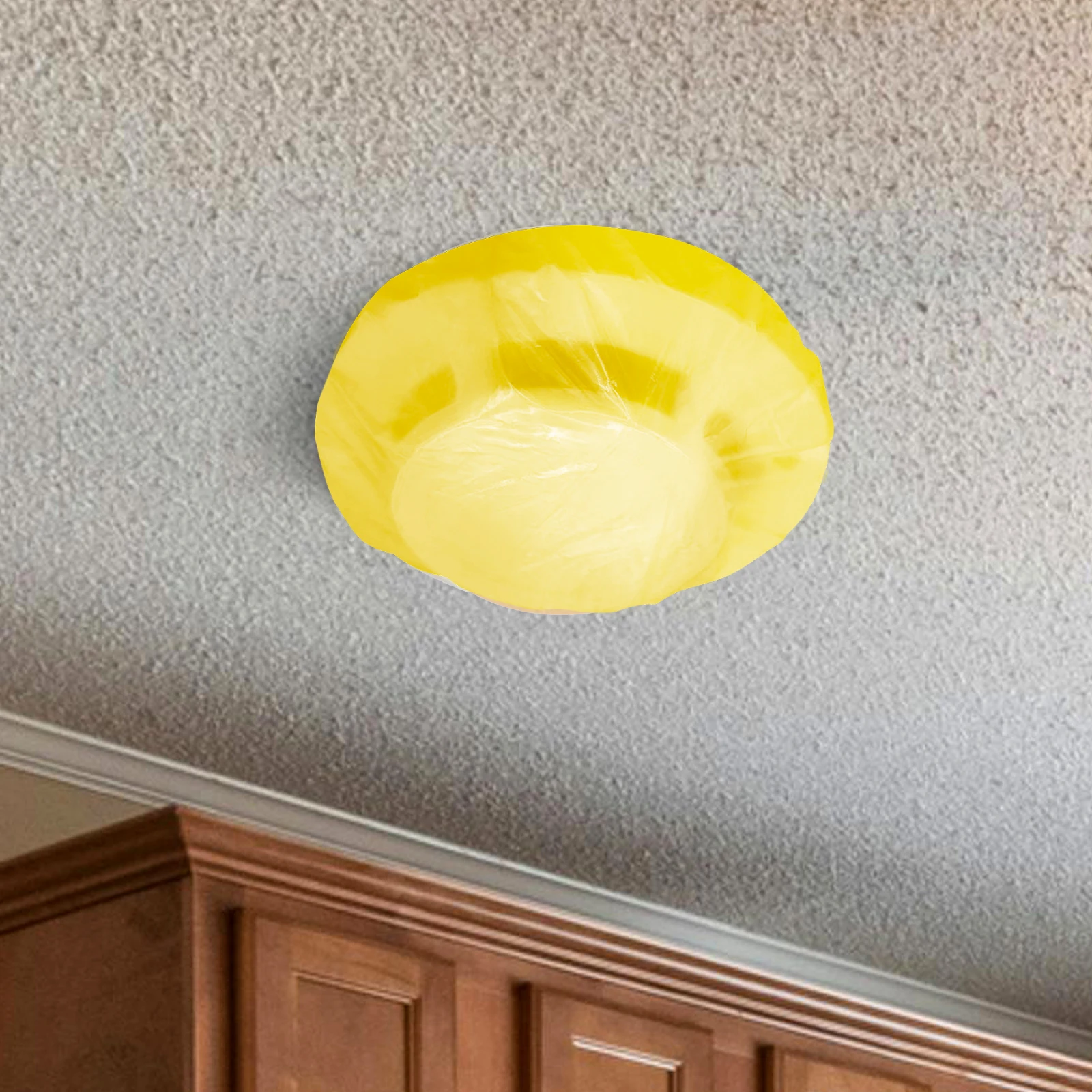 

100 Pcs Smoke Dust Disposable Plastic Protector Sturdy Alarm Cover for Cooking Universal Fit Easy Installation Smoke