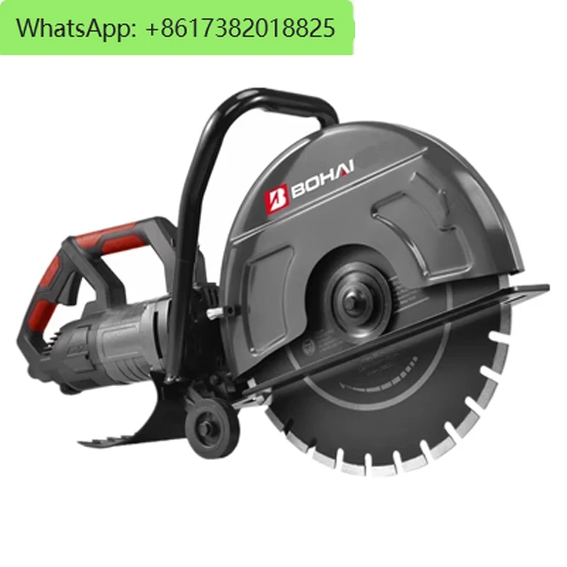 425 9800W Hand Portable Electric Concrete Cutting Machines 160mm Depth Chaser Circular Saw Wall Cutter Machine