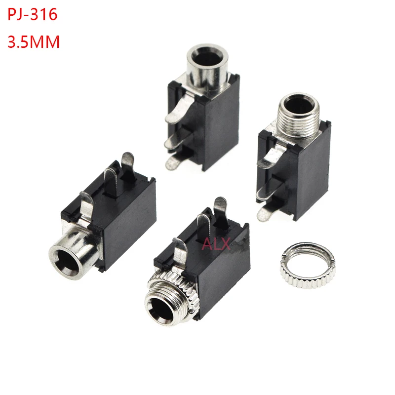 10Pcs Pcb Mount PJ-…