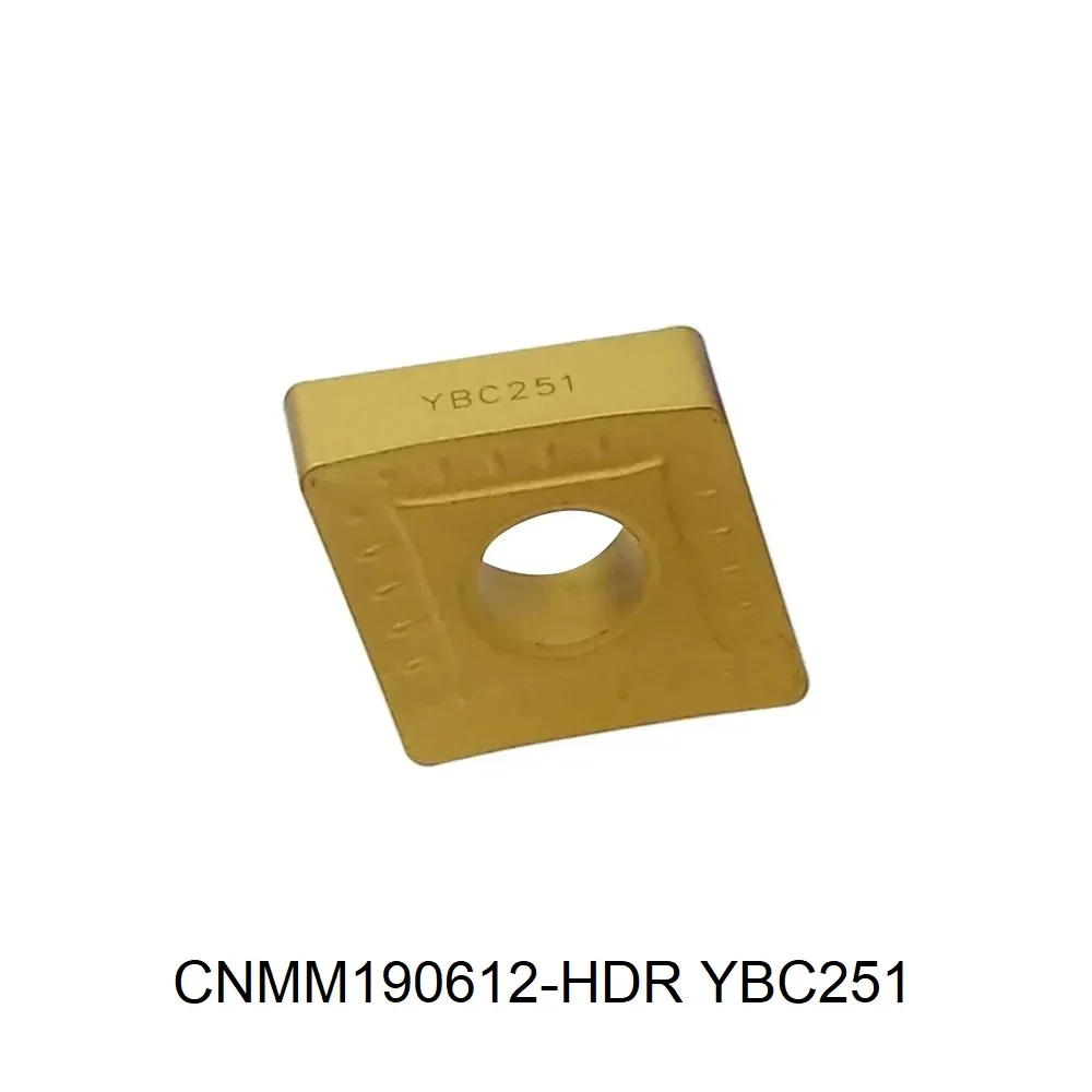 

CNMM YBC251 YBC252 CNMM190612-HDR CNMM643-HDR CNC Alloy Blade Turning tools cutter for steel ZCC