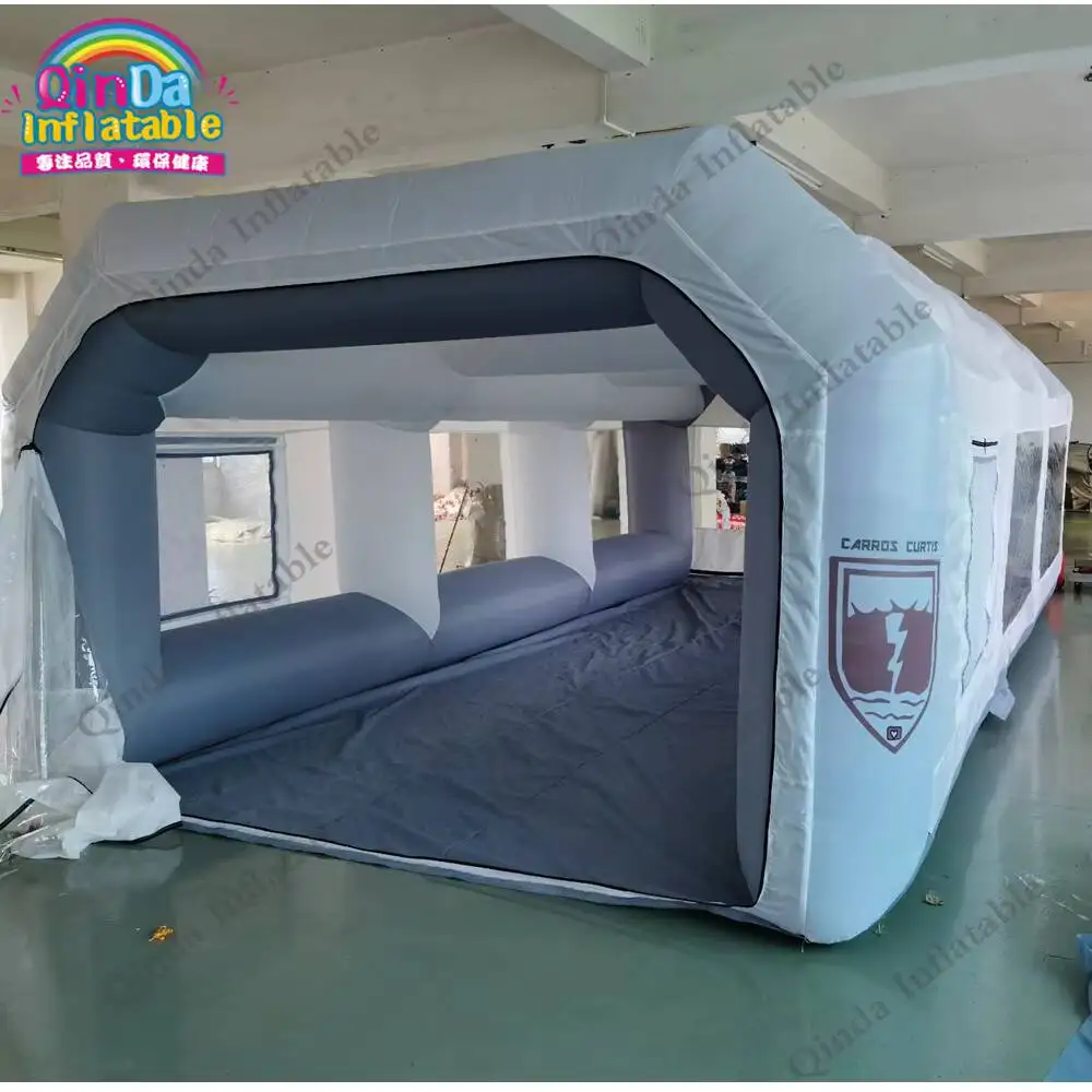 Free Shipping Inflatable Car Spraying Painting Tent Inflatable Paint Spray Booth With Filter