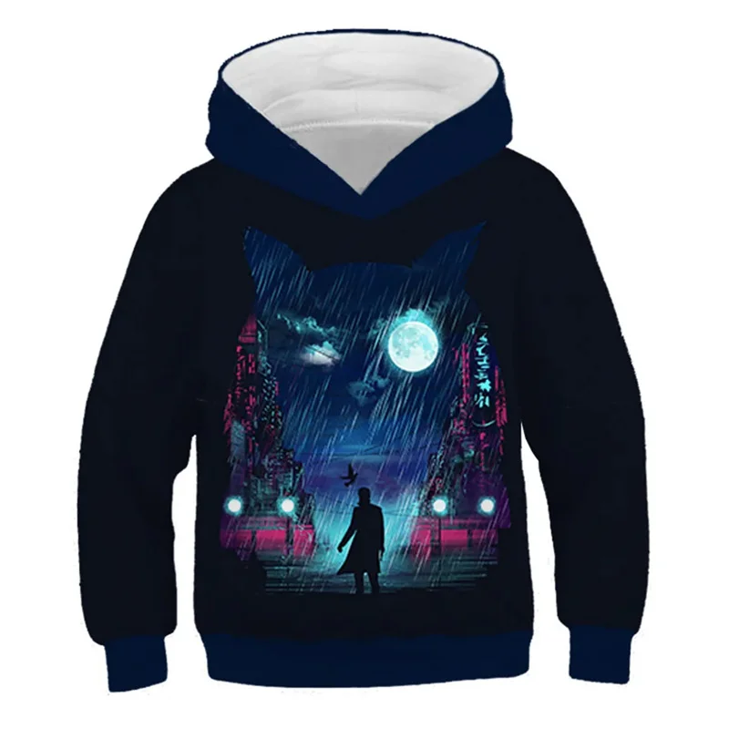 3D Printed Funny Magic Grid Hoodies For Men Colorful Girl Pattern Pullovers Fashion Casual Hooded Loose Tops Kids Sweatshirts
