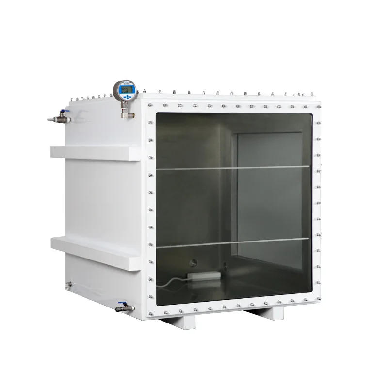 

Vacuum box Laboratory glue defoaming box Negative pressure defoaming drying Stainless steel vacuum sealed box