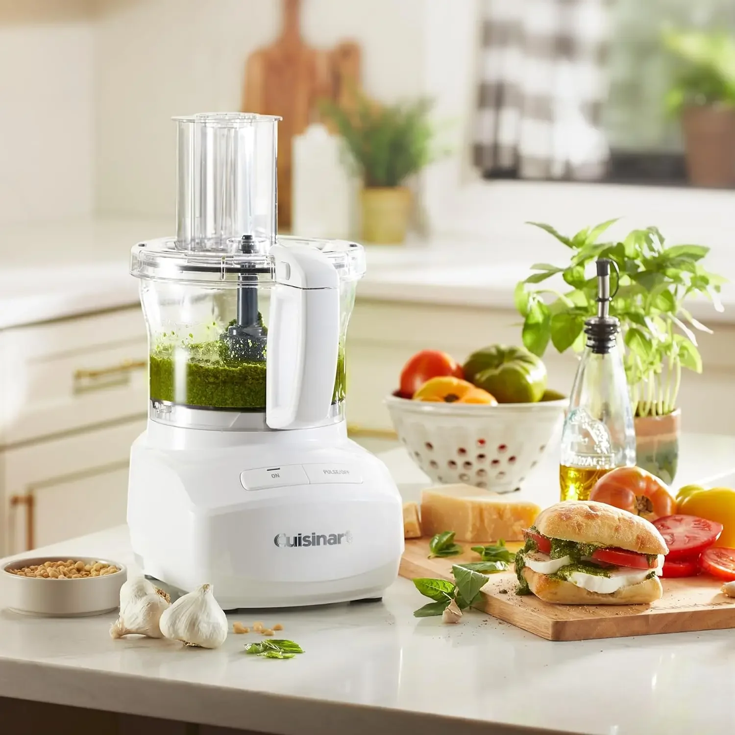 7-Cup Sleek and Modern Design Food Processor with Two Easy Controls and Universal Blade for Chopping, Mixing, and Doug