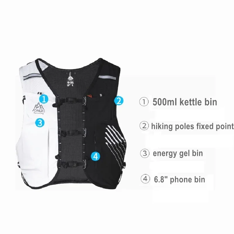 AONIJIE-mochila ligera para deportes al aire libre, paquete de hidratación para Trail Running, ciclismo y senderismo, 10L, C9116