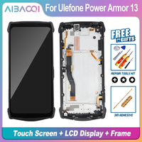 AiBaoQi Brand New 6.81 Inch Touch Screen + LCD Display + Frame Assembly Replacement For Ulefone Power Armor 13 Android 11 Phone