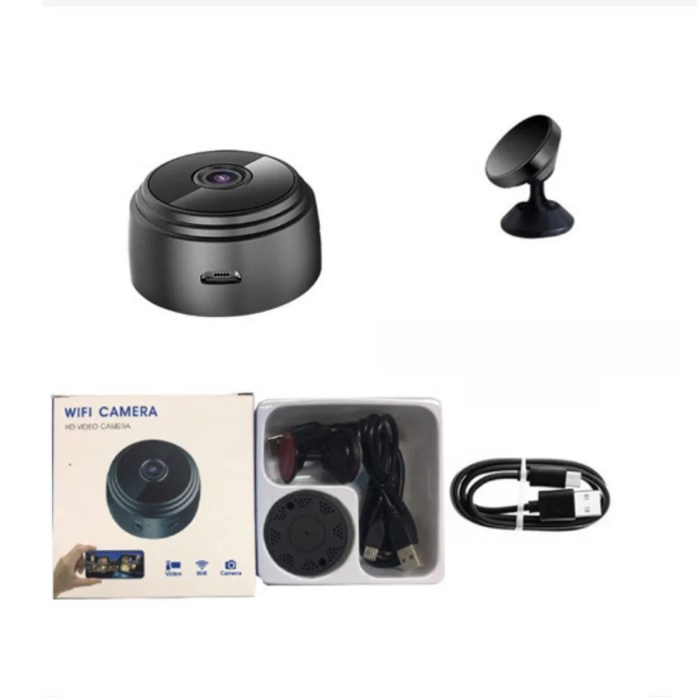 

Micro Video Recorder Mini Camera Motion Detection Wireless Design Two-Way Talk Camera Night Vision Alarm System Wireless Camera