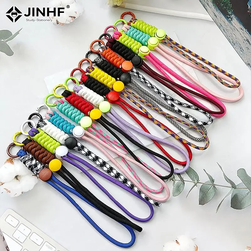 Mobile Phone Lanyard Hand-woven Sports Wrist Lanyard Outdoor Mountaineering Lanyard Phone Pendant Camera Rope Cellphone Lanyard