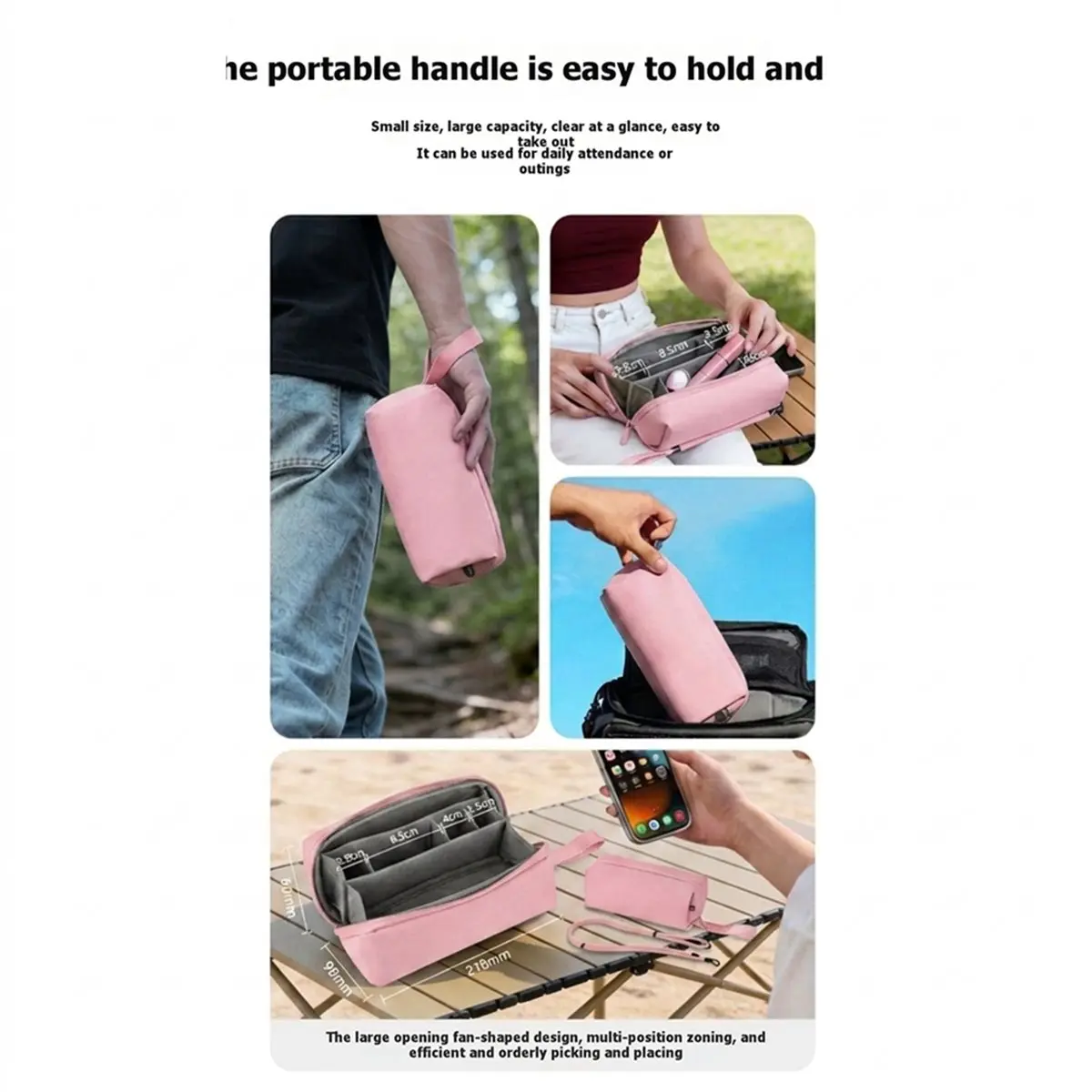 Dynamic Crossbody Storage Bag for DJI OSMO Pocket 4 3 Universal Camera Carrying Case Organizer Protective Shoulder Bag B
