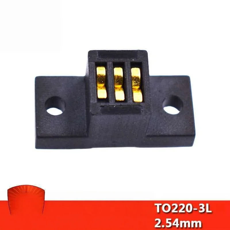 TO220/TO220-3L chip aging test seat with a spacing of 2.54MM IC burning seat programming seat testing fixture