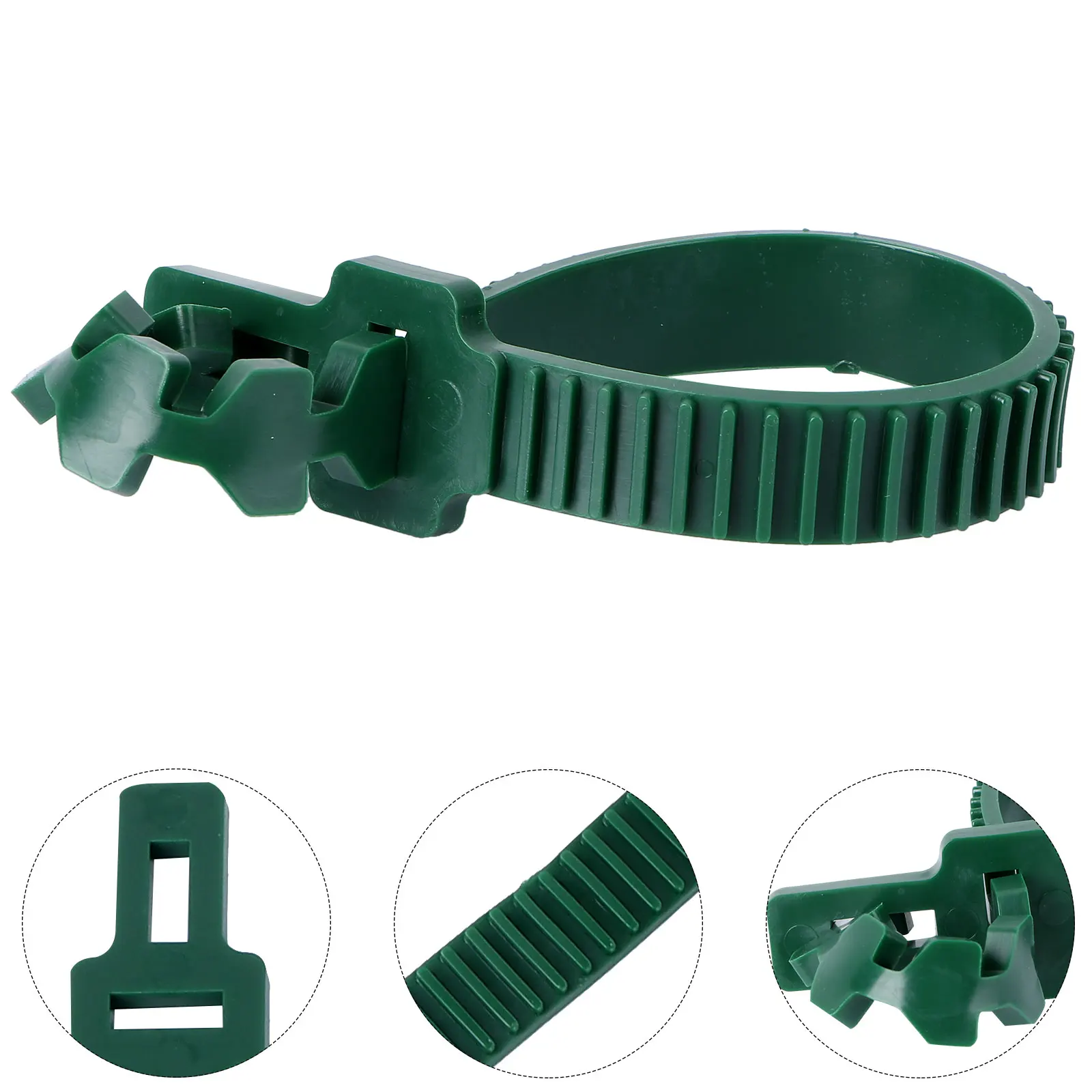

20pcs Fixing Buckle Durable PVC Garden Yard Plastic Fixing Buckle Trees Bonsai Safe Support Reusable Environmental Choices