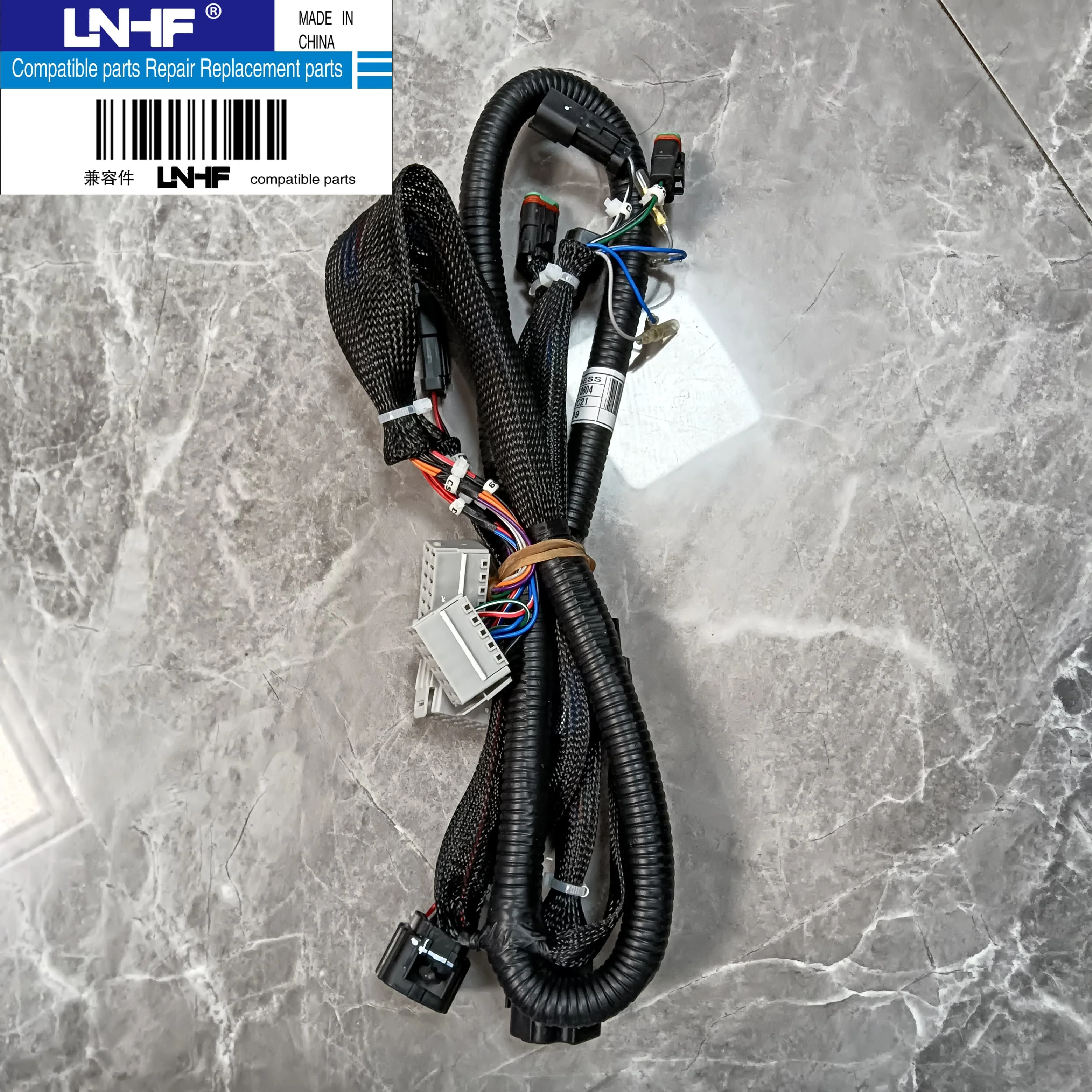 

LNHF 21Q6-10604 Excavator Wiring Harness Three-plug High Quality Compatible Parts 220LC-9T 225LC-9T 21Q6-10604 For Hyundai