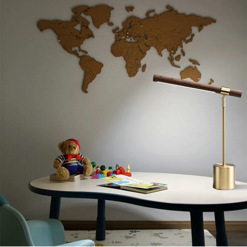 Modern LED Night Table Lâmpadas, Itália Designer, Sala, Quarto, Study Desk, Home Decor Luzes, Wood Bedside Lamp