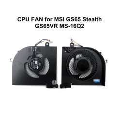 Chłodnica procesora dla MSI GS65 Stealth GS65VR MS-16Q2 8SE 8SF 8SG Thin 8RF 8RE Series Laptop CPU Cool Fan 16Q2-CPU PC Fan New