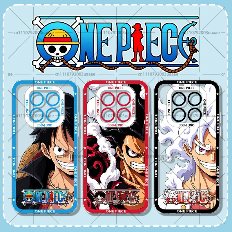 One Piece Half-Face Hot Character Case for Xiaomi Redmi Note 15 14 13 Pro Plus 12 11 10 9 14S 13S 12S 11S 10S 4G 5G Back Cover view 2
