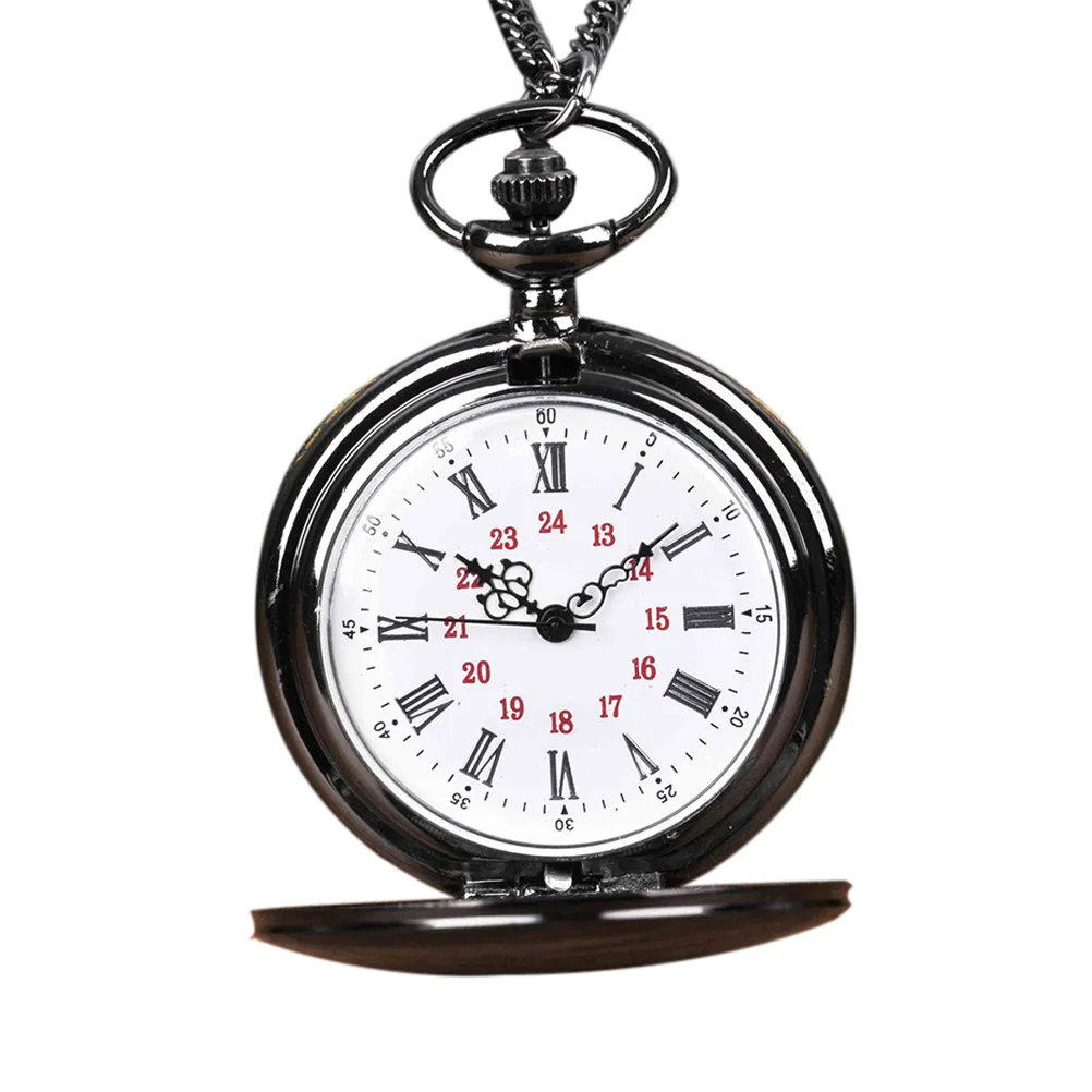 

Roman Numeral Pocket Watch Vintage Quartz Pendant For Men Women Creative Personalized Clothes Decoration Timepiece Gift